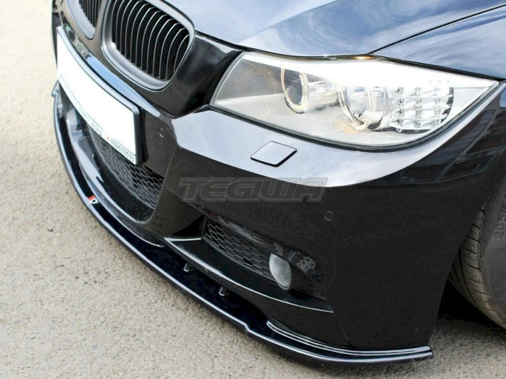 Maxton Design Front Splitter V.1 BMW 3-Series E91 M-sport Facelift 09-11