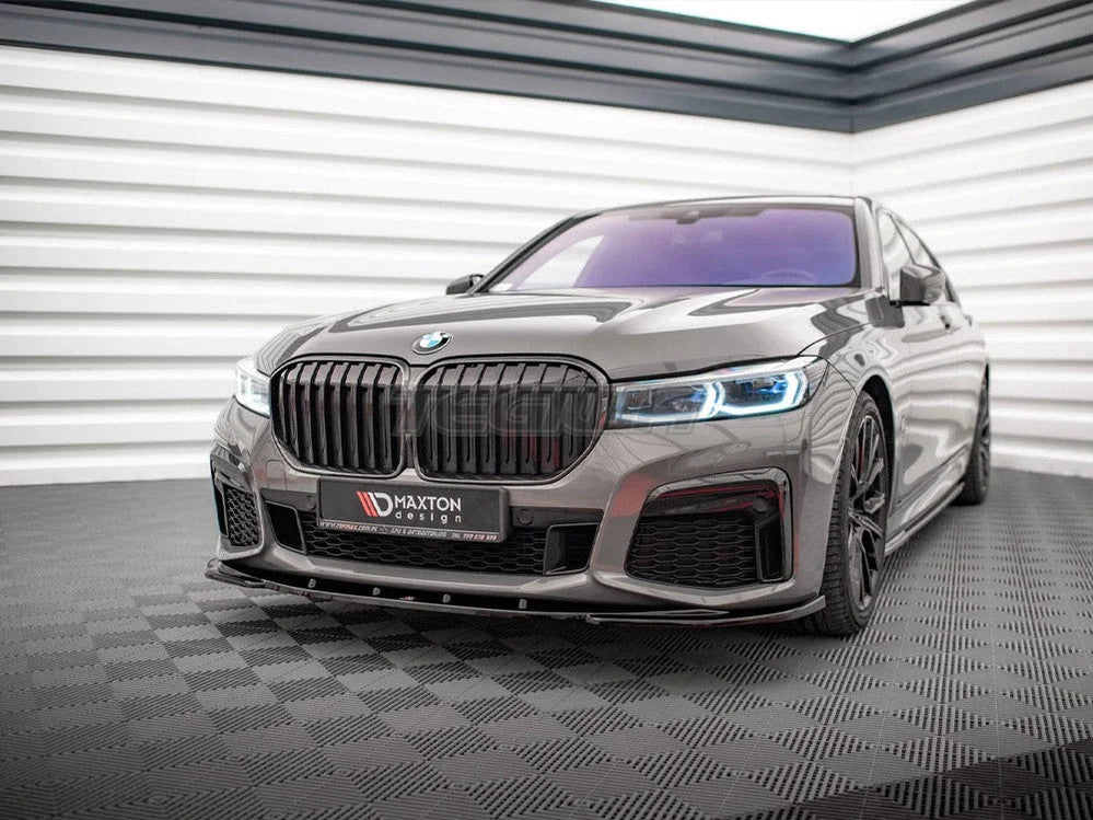 Maxton Design Front Splitter V.1 BMW 7-Series G11 M-pack Facelift 2019-