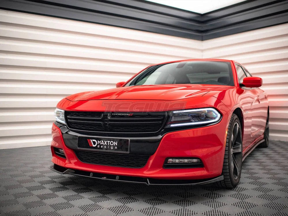 Maxton Design Front Splitter V.1 Dodge Charger RT MK7 Facelift 2014-
