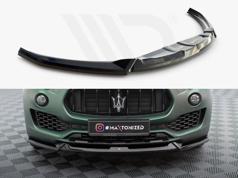 Maxton Design Front Splitter V.1 Maserati Levante Mk1
