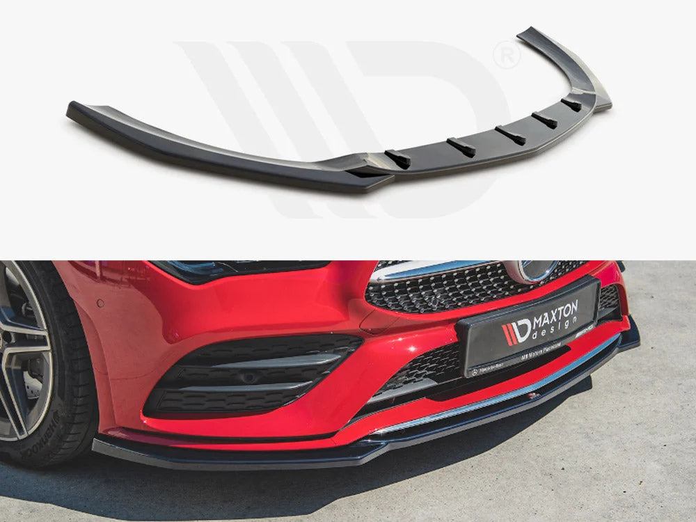 Maxton Design Front Splitter V.1 Mercedes-benz CLA A35 AMG Amg-line C118