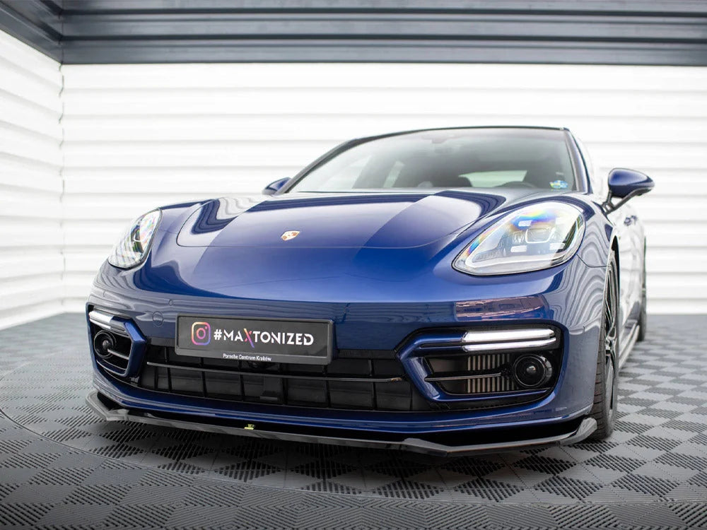 Maxton Design Front Splitter V.1 Porsche Panamera E-Hybrid 971 Facelift