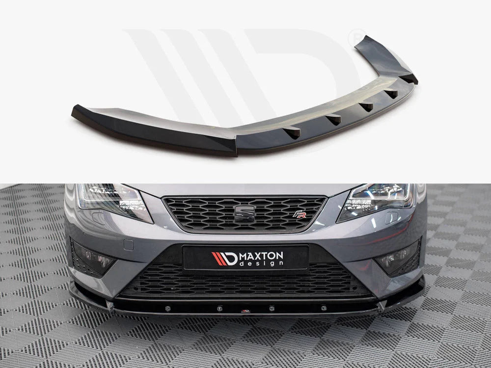Maxton Design Front Splitter V.1 Seat Leon FR Cupra MK3 12-16