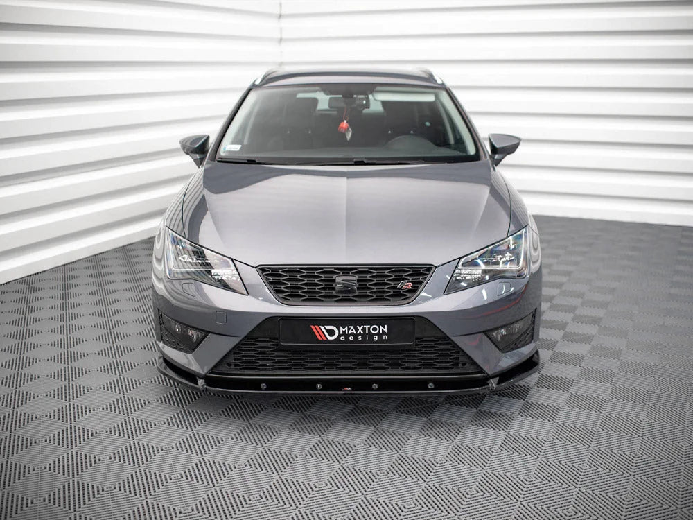 Maxton Design Front Splitter V.1 Seat Leon FR Cupra MK3 12-16
