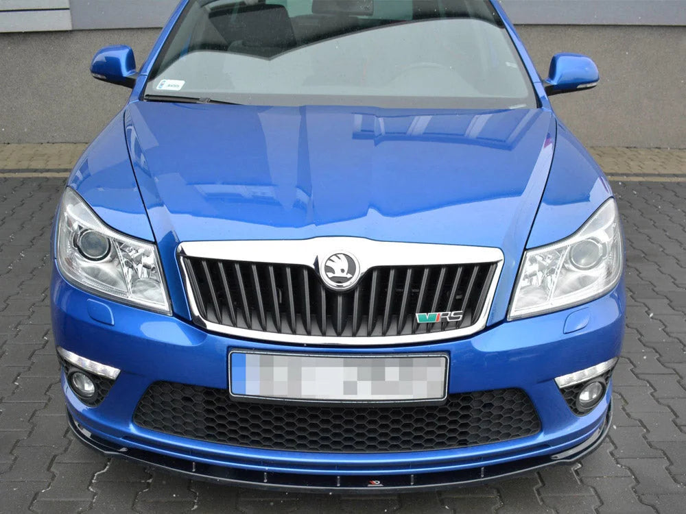 Maxton Design Front Splitter V.1 Skoda Octavia MK2 VRS Facelift 06-13