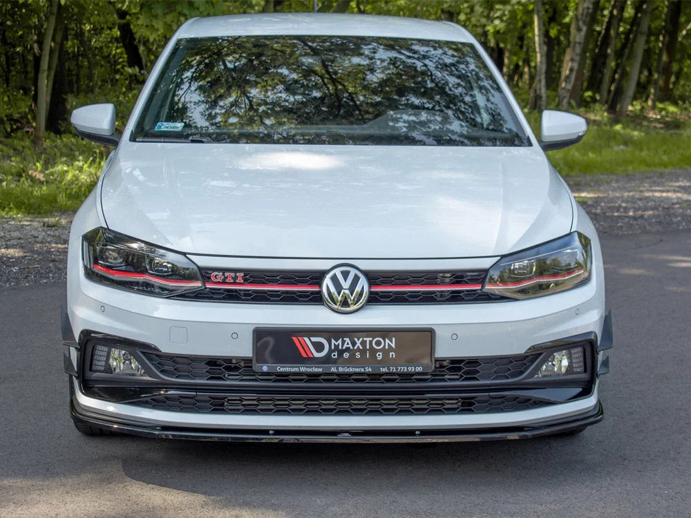 Maxton Design Front Splitter V.1 Volkswagen Polo MK6 GTI 17-21