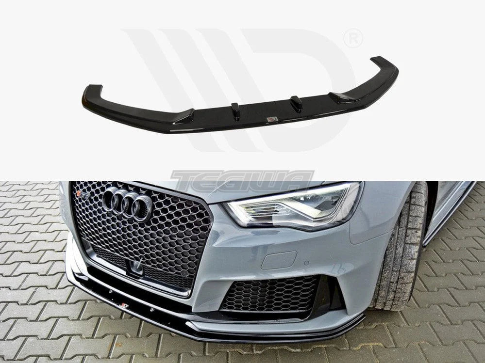 Maxton Design Front Splitter V.2 Audi RS3 8VA Sportback Pre-facelift 15-16