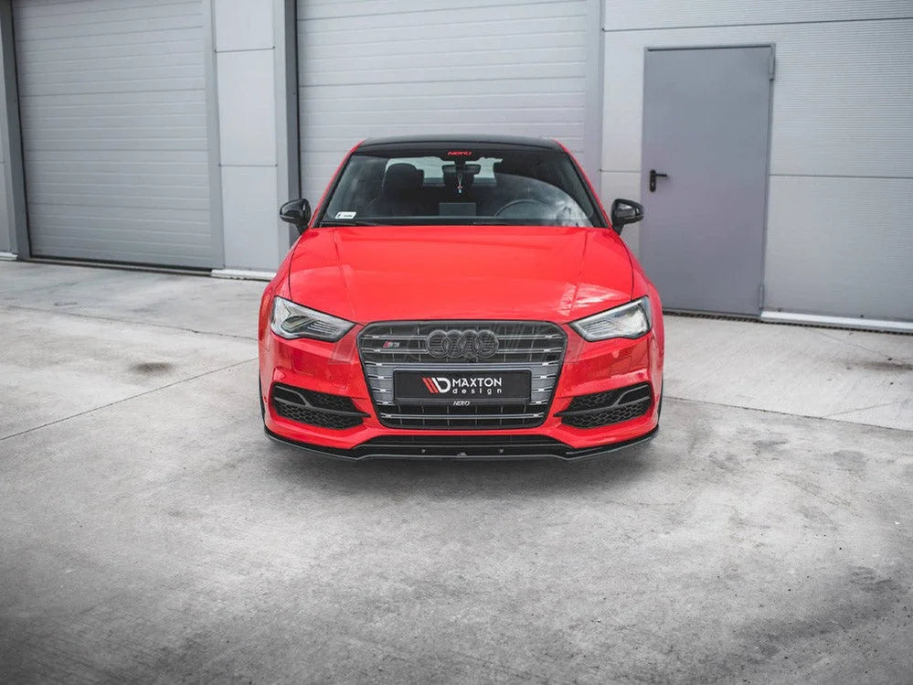 Maxton Design Front Splitter V.2 Audi S3 A3 S-line 8V Sedan Cabrio 13-16