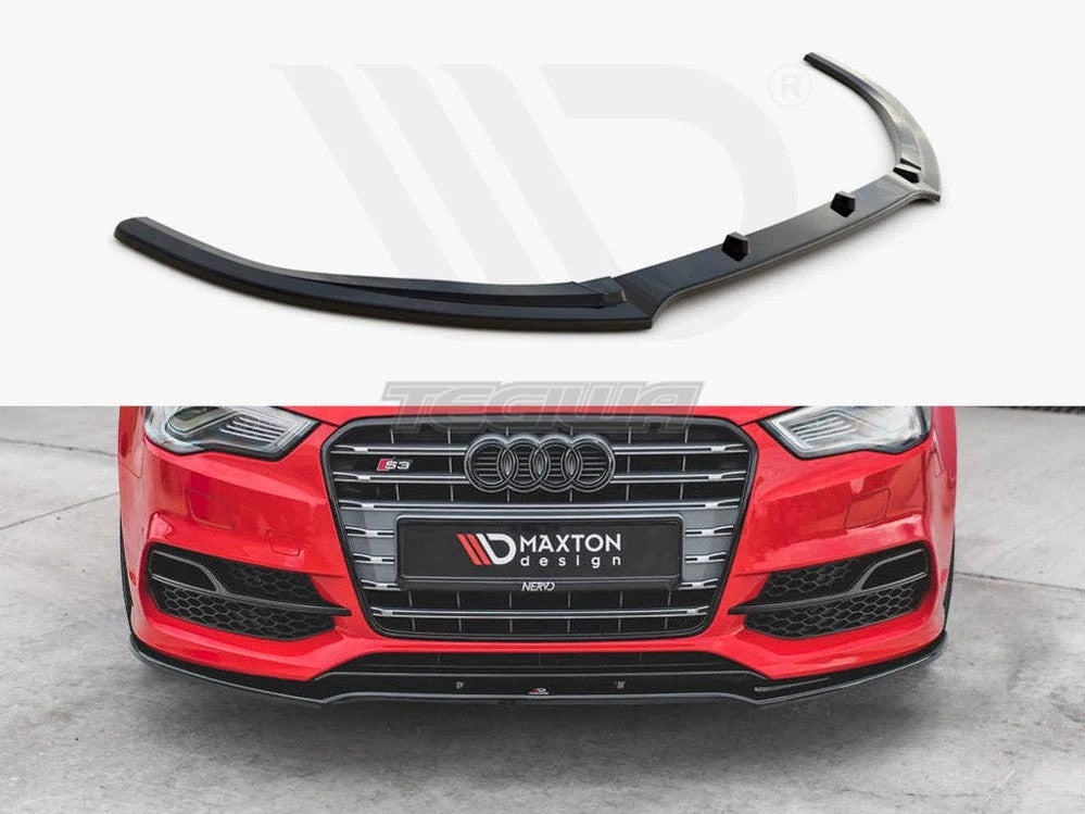 Maxton Design Front Splitter V.2 Audi S3 A3 S-line 8V Sedan Cabrio 13-16