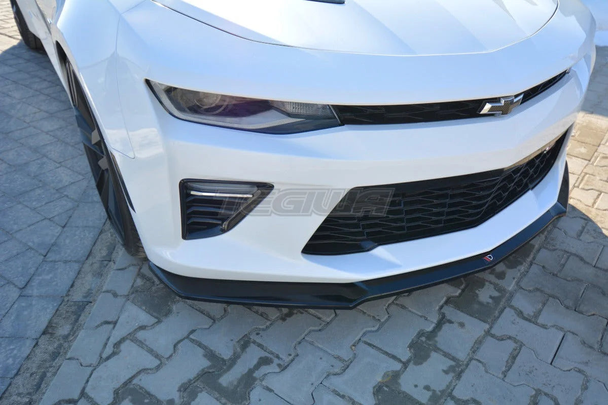 Maxton Design Front Splitter V.2 Chevrolet Camaro 6TH-GEN. Phase-i 2SS Coupe 2016-18