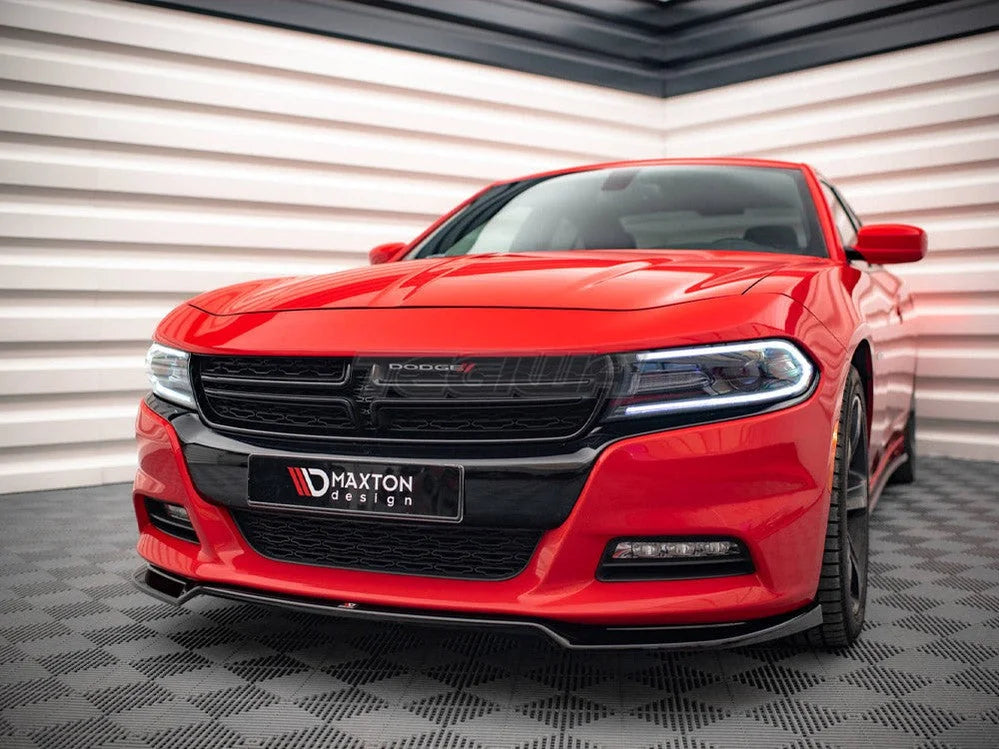 Maxton Design Front Splitter V.2 Dodge Charger RT MK7 Facelift 2014-