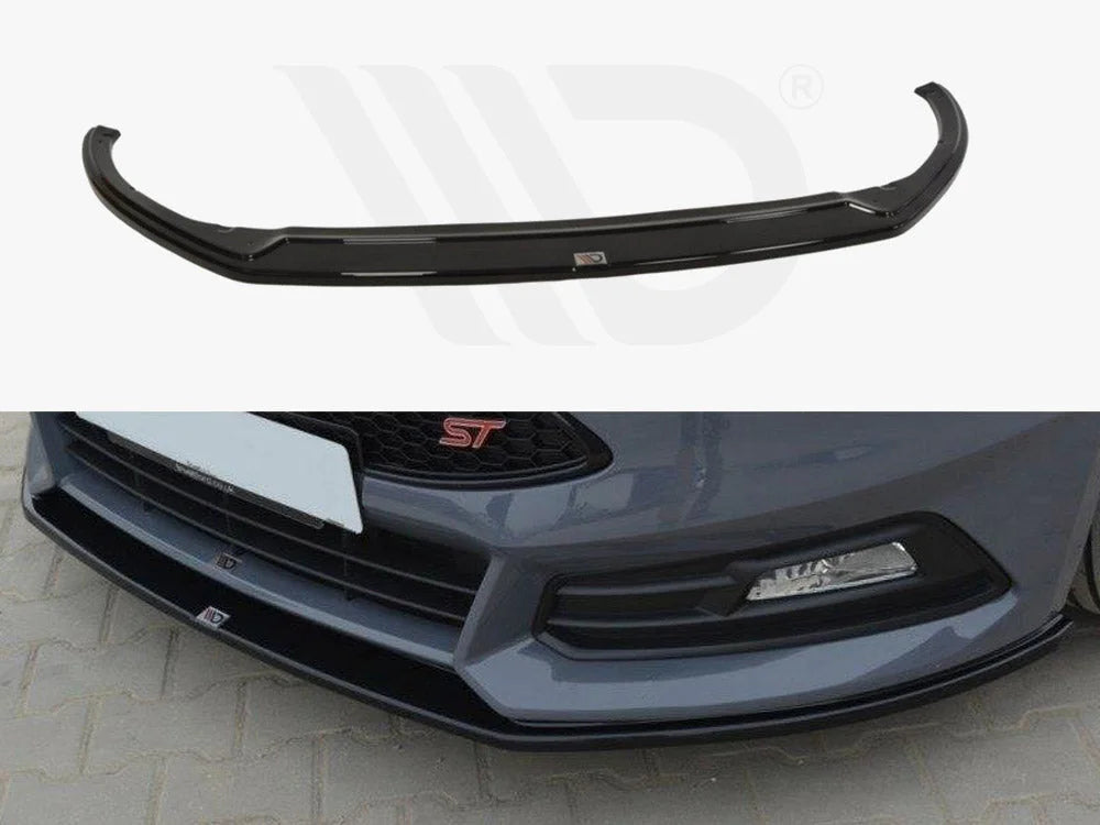 Maxton Design Front Splitter V.2 Focus ST MK3 Facelift Model