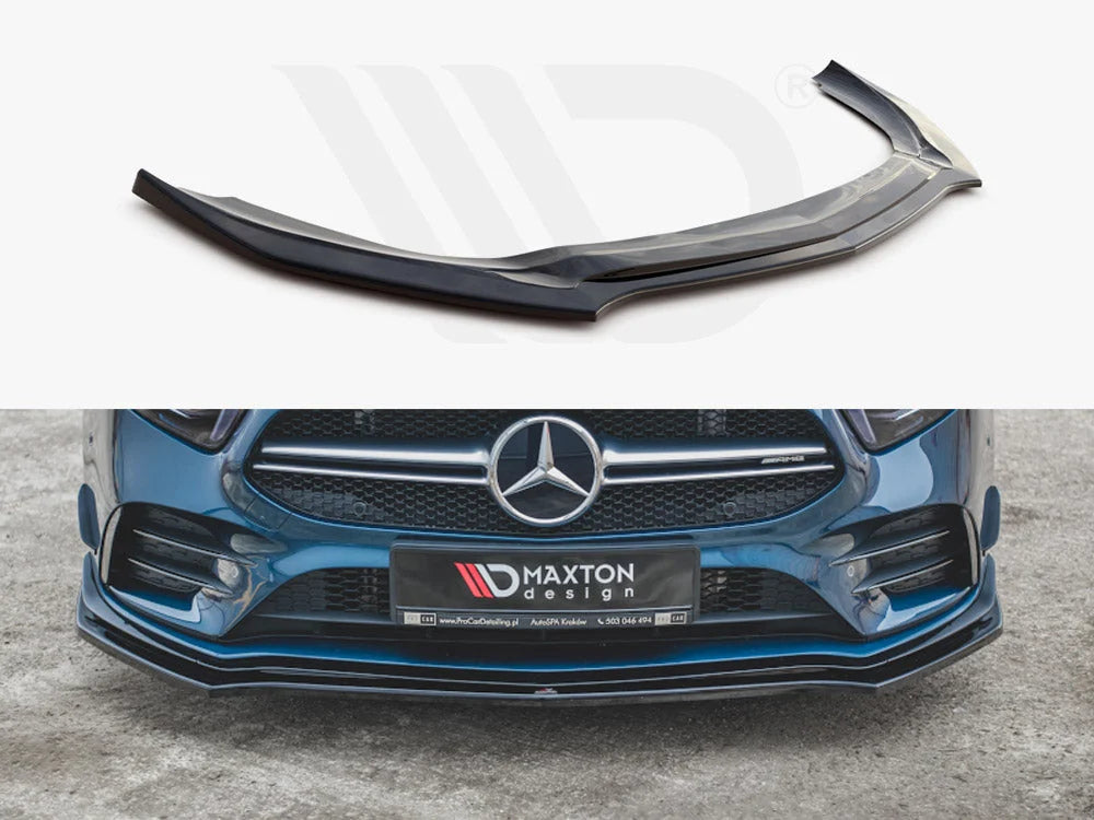 Maxton Design Front Splitter V.2 Mercedes A35 AMG AERO W177