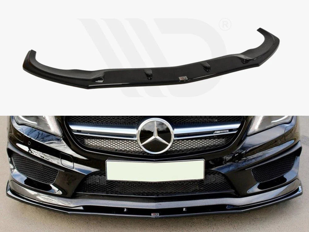 Maxton Design Front Splitter V.2 Mercedes CLA 45 AMG C117 Pre-facelift