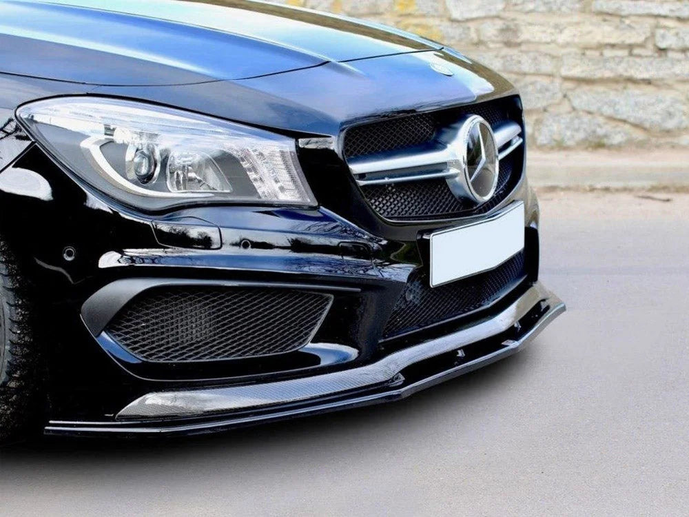Maxton Design Front Splitter V.2 Mercedes CLA 45 AMG C117 Pre-facelift