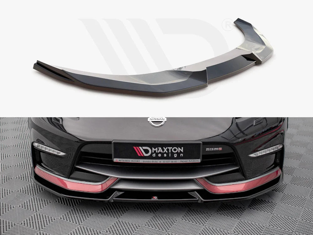 Maxton Design Front Splitter V.2 Nissan 370Z Nismo Facelift 12-20