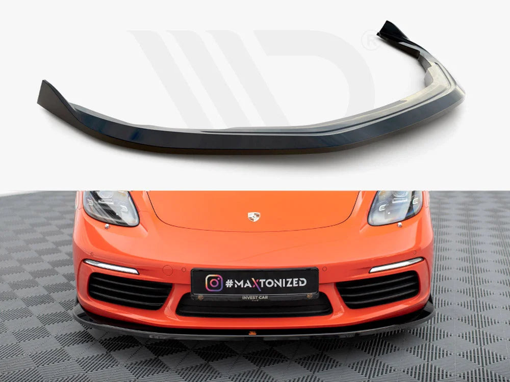 Maxton Design Front Splitter V.2 Porsche 718 Cayman 982c