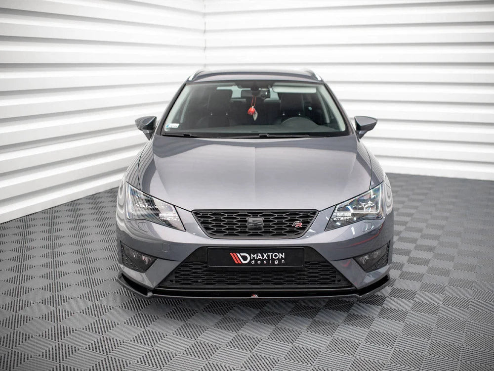 Maxton Design Front Splitter V.2 Seat Leon FR Cupra MK3 12-16