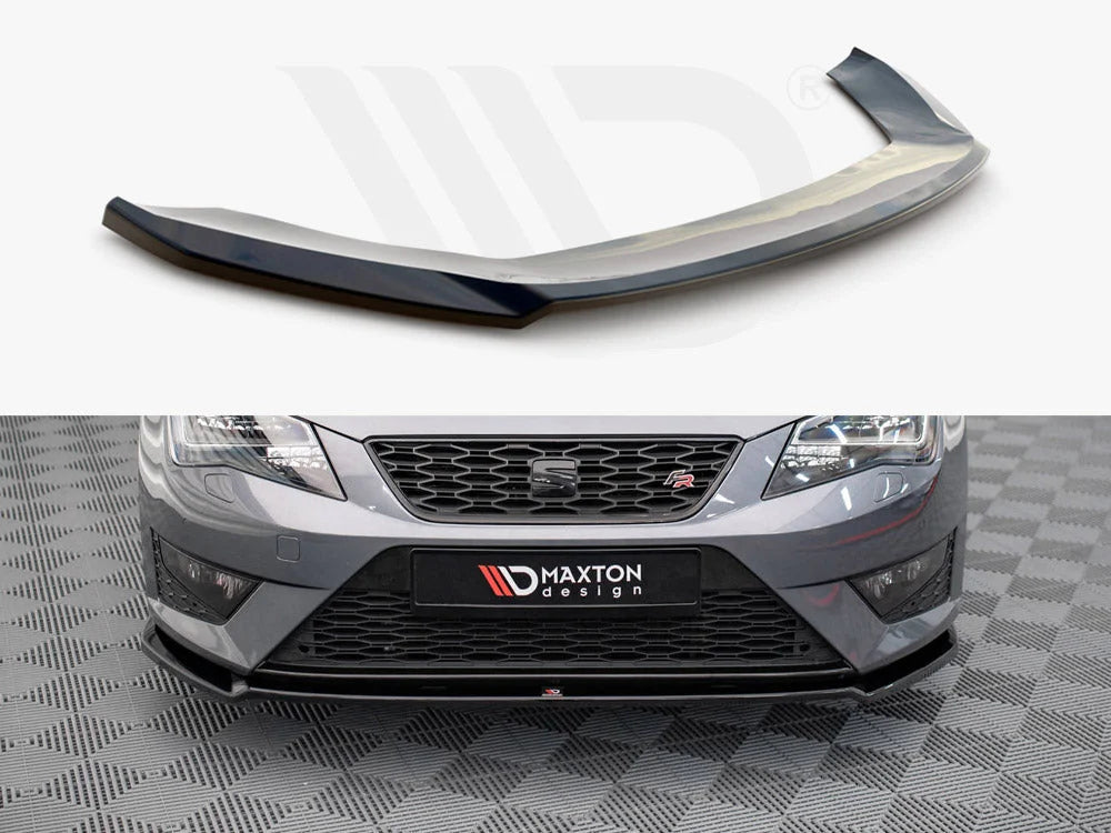 Maxton Design Front Splitter V.2 Seat Leon FR Cupra MK3 12-16