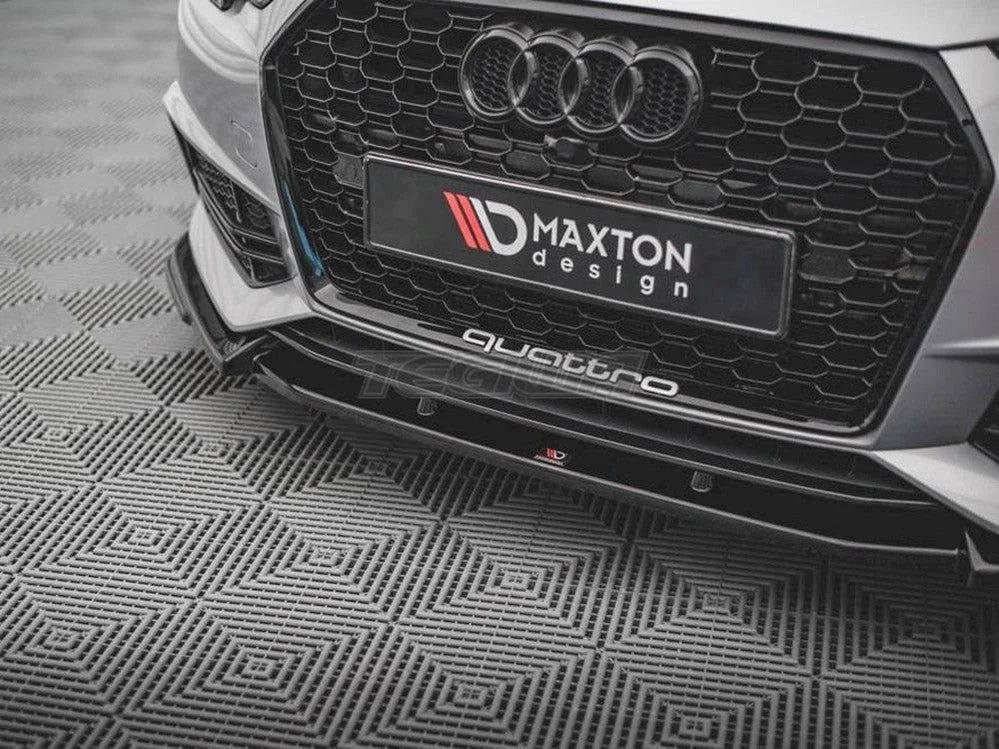 Maxton Design Front Splitter V.3 Audi S4 A4 S-line B9 15-19