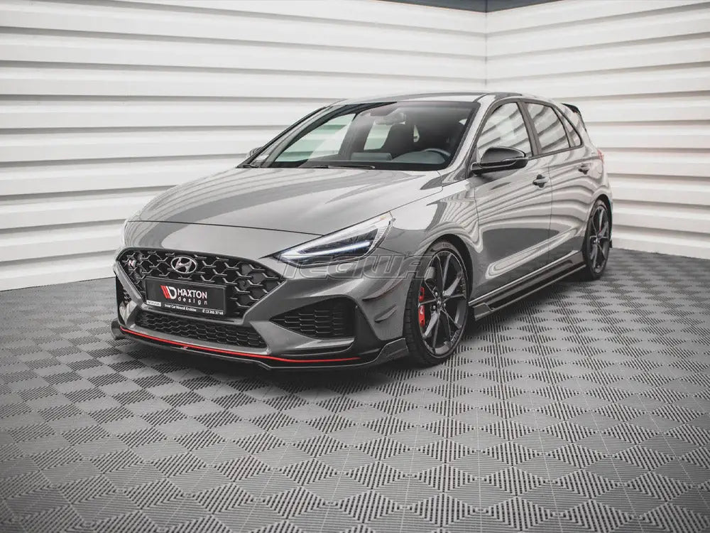 Maxton Design Front Splitter V.3 Hyundai I30 N Hatchback fastback MK3 Facelift 2020-