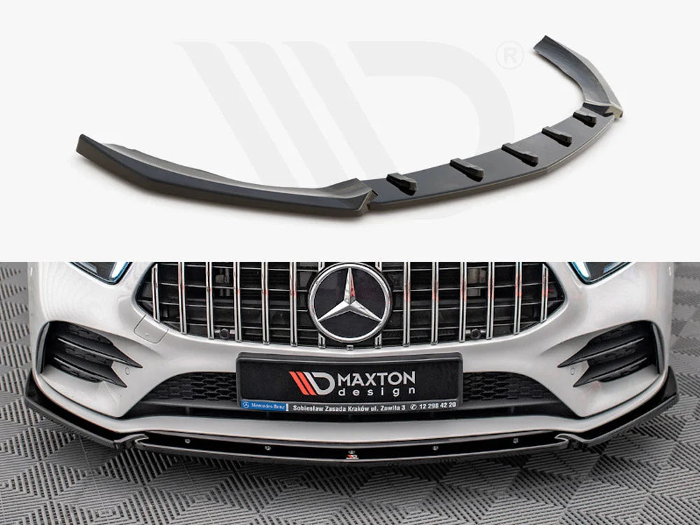 Maxton Design Front Splitter V.4 Mercedes A35 AMG V177 W177 2018-