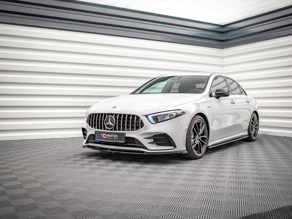 Maxton Design Front Splitter V.4 Mercedes A35 AMG V177 W177 2018-