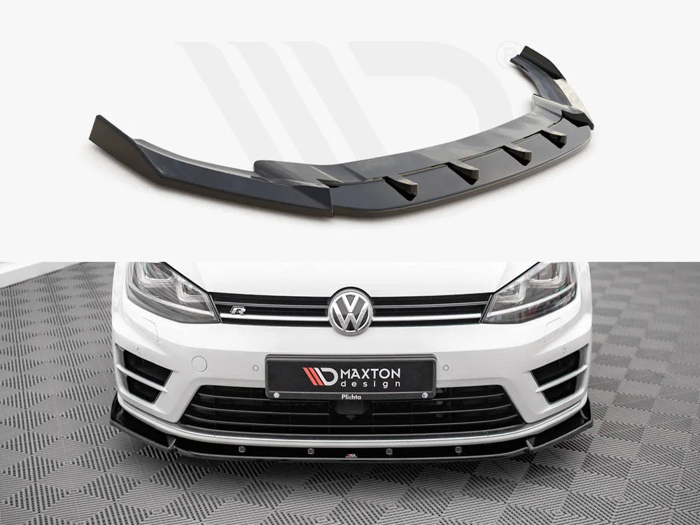 Maxton Design Front Splitter V.4 Volkswagen Golf R MK7 13-16