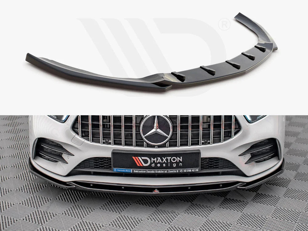 Maxton Design Front Splitter V.5 Mercedes A35 AMG V177 W177 2018-