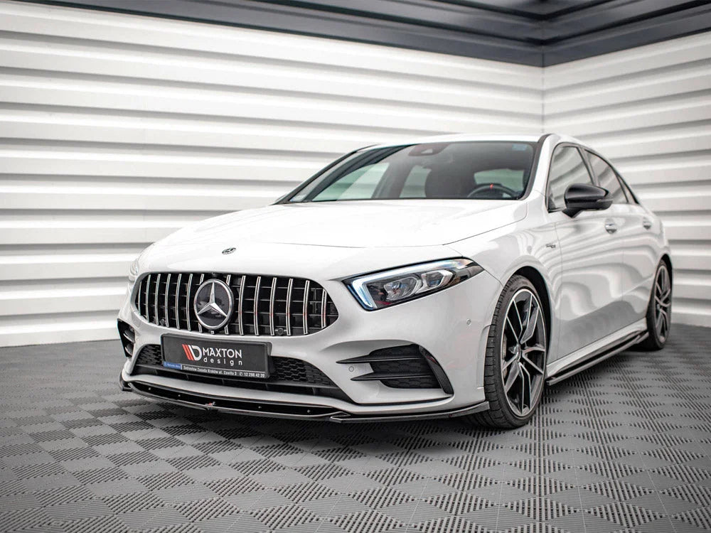 Maxton Design Front Splitter V.5 Mercedes A35 AMG V177 W177 2018-