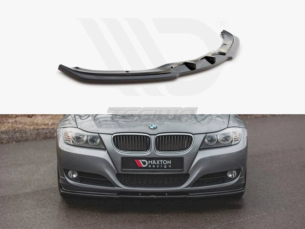 Maxton Design Front Splitter V2 BMW 3-Series E91 Facelift 09-11