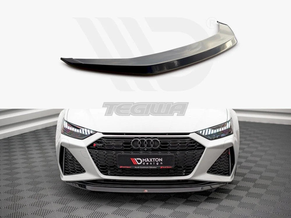 Maxton Design Front Splitter V3 Audi RS6 C8 RS7 C8 2019-