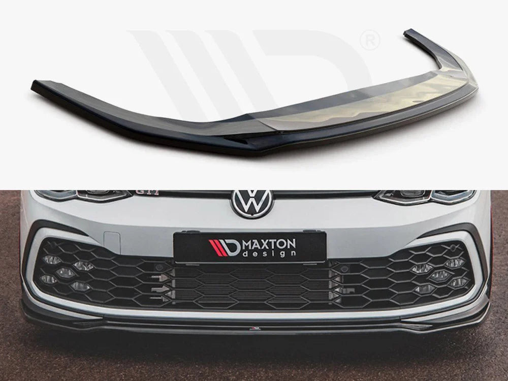 Maxton Design Front Splitter V4 Volkswagen Golf 8 GTI R-line 20-