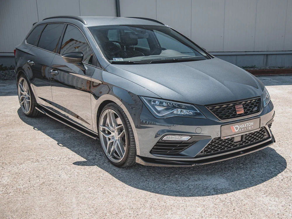 Maxton Design Front Splitter V5 Seat Leon Cupra FR MK3 Facelift 17-19