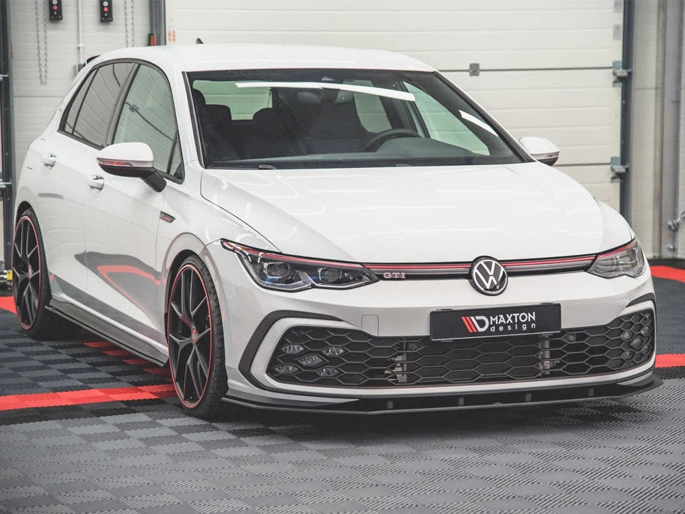 Maxton Design Racing Durability Front Splitter Volkswagen Golf 8 GTI R-line 20-