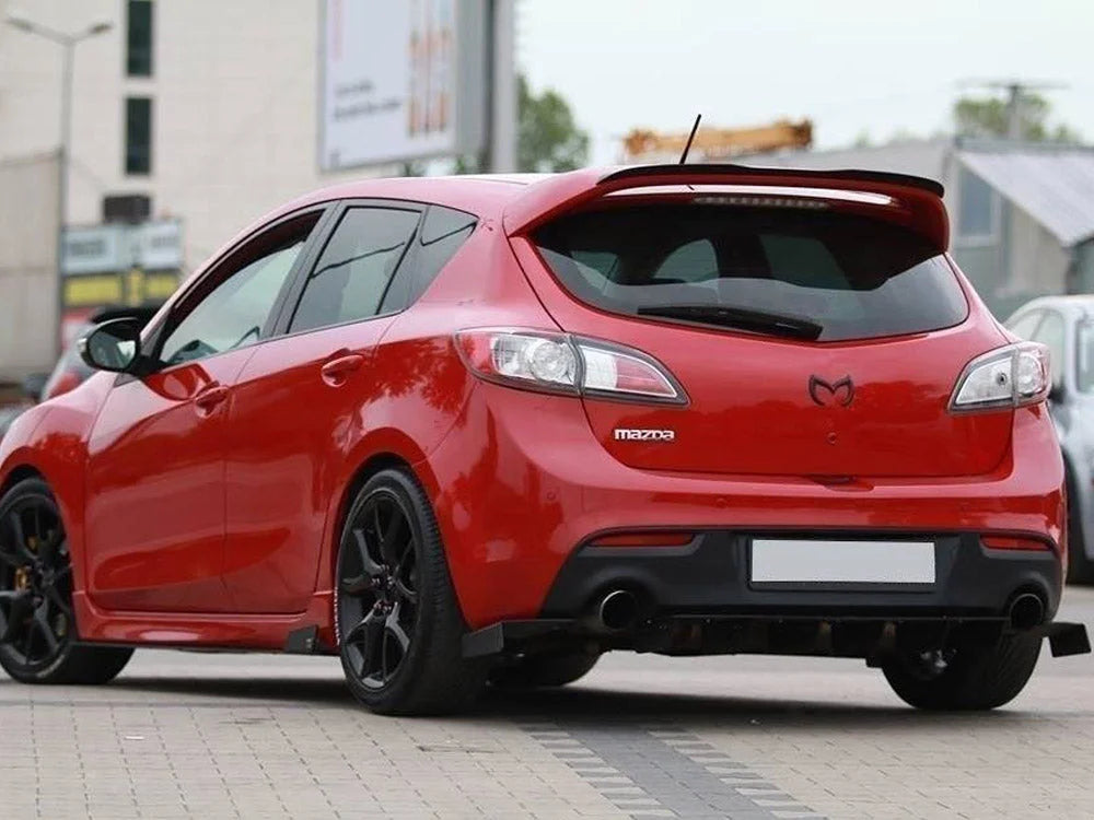 Maxton Design Racing Rear Side Splitters Mazda 3 MK2 MPS 09-13