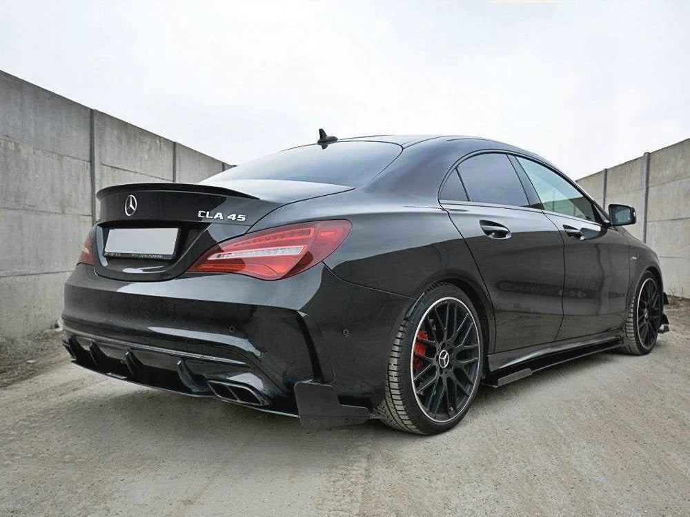 Maxton Design Racing Side Skirts Diffusers V.1 Mercedes CLA A45 AMG C117 Facelift 2017-UP