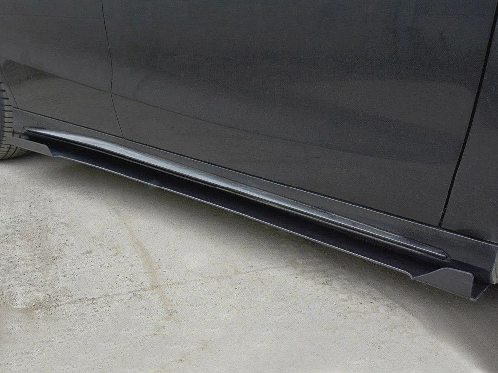 Maxton Design Racing Side Skirts Diffusers V.1 Mercedes CLA A45 AMG C117 Facelift 2017-UP