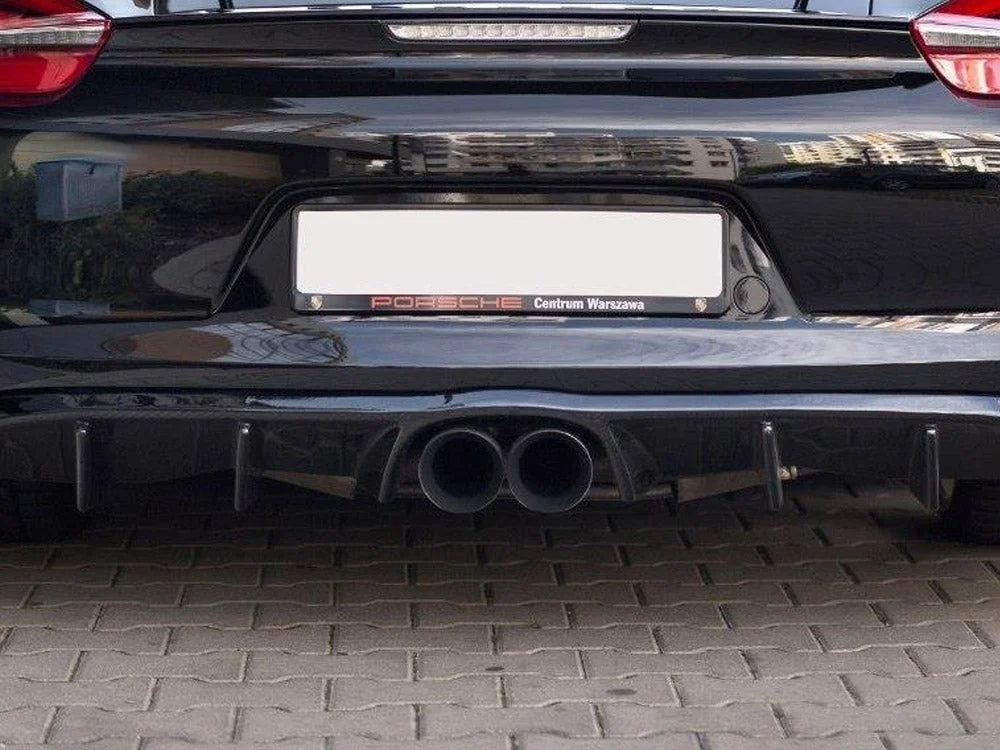 Maxton Design Rear Diffuser Porsche Cayman MK2 981C 2013-