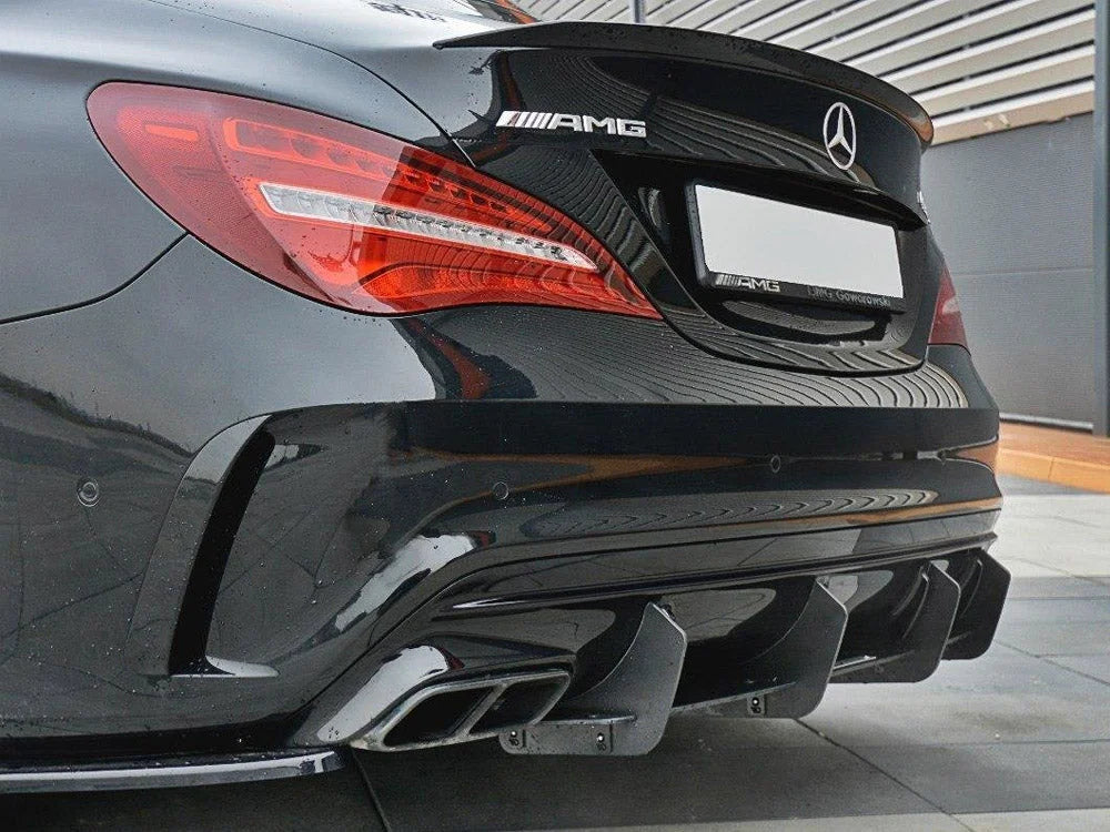 Maxton Design Rear Diffuser V.1 Mercedes CLA A45 AMG C117 Facelift 2017-UP