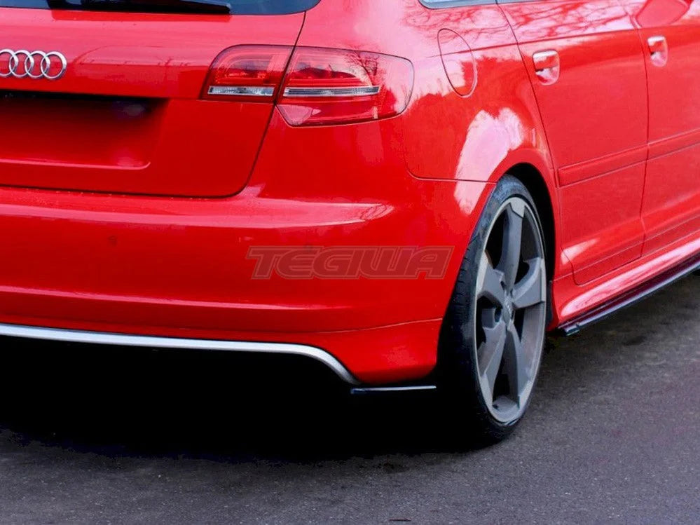 Maxton Design Rear Side Splitters Audi RS3 8P 11-12