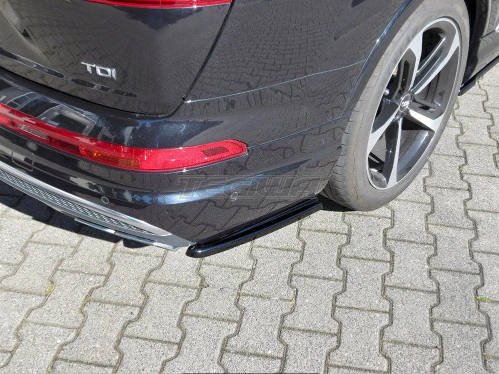 Maxton Design Rear Side Splitters Audi SQ7 Q7 S Line MK2 19-20