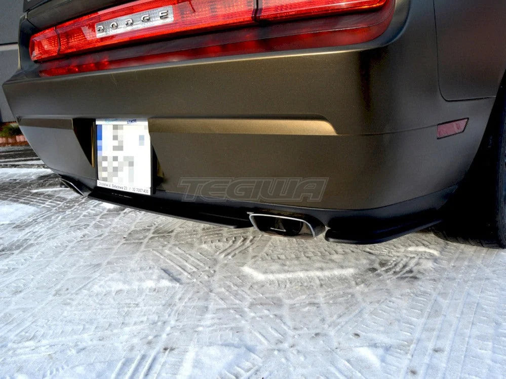 Maxton Design Rear Side Splitters Dodge Challenger MK3 PHASE-1 SRT8 Coupe 2008-14