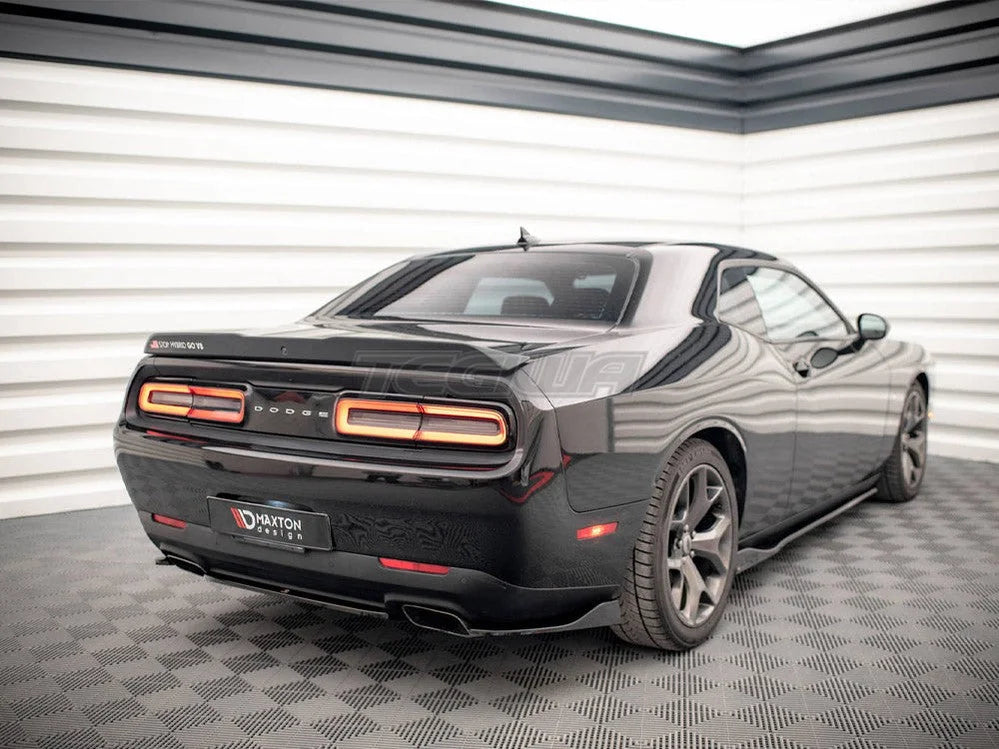 Maxton Design Rear Side Splitters Dodge Challenger RT MK3 Facelift 2014-