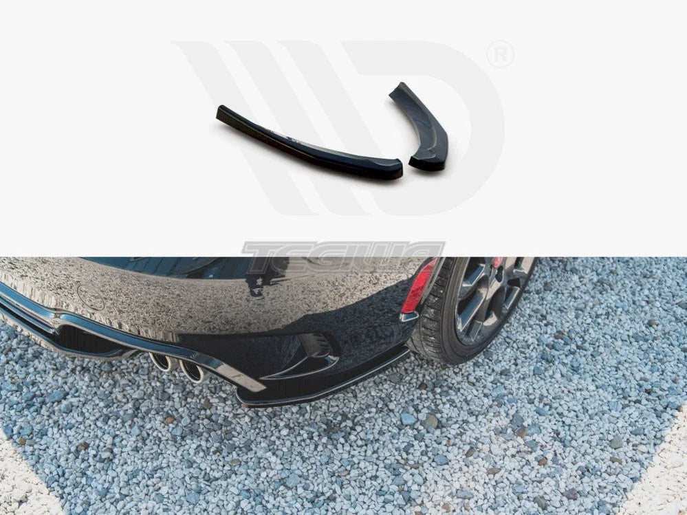 Maxton Design Rear Side Splitters Fiat 124 Spider Abarth 2017 -