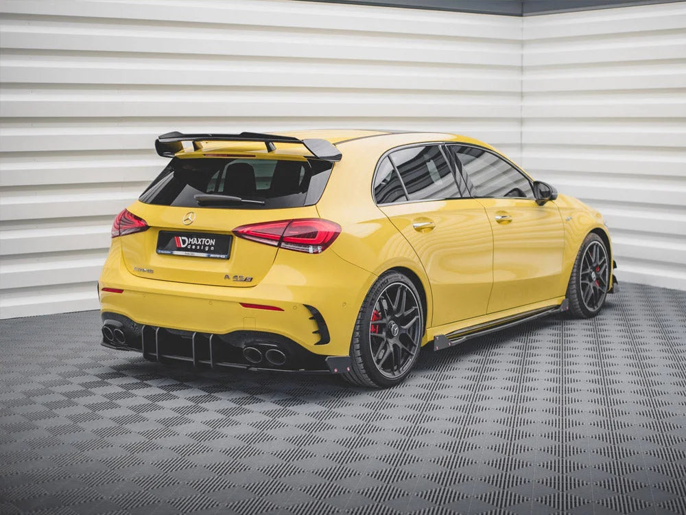 Maxton Design Rear Side Splitters +flaps V2 Mercedes AMG A45 S 2019-