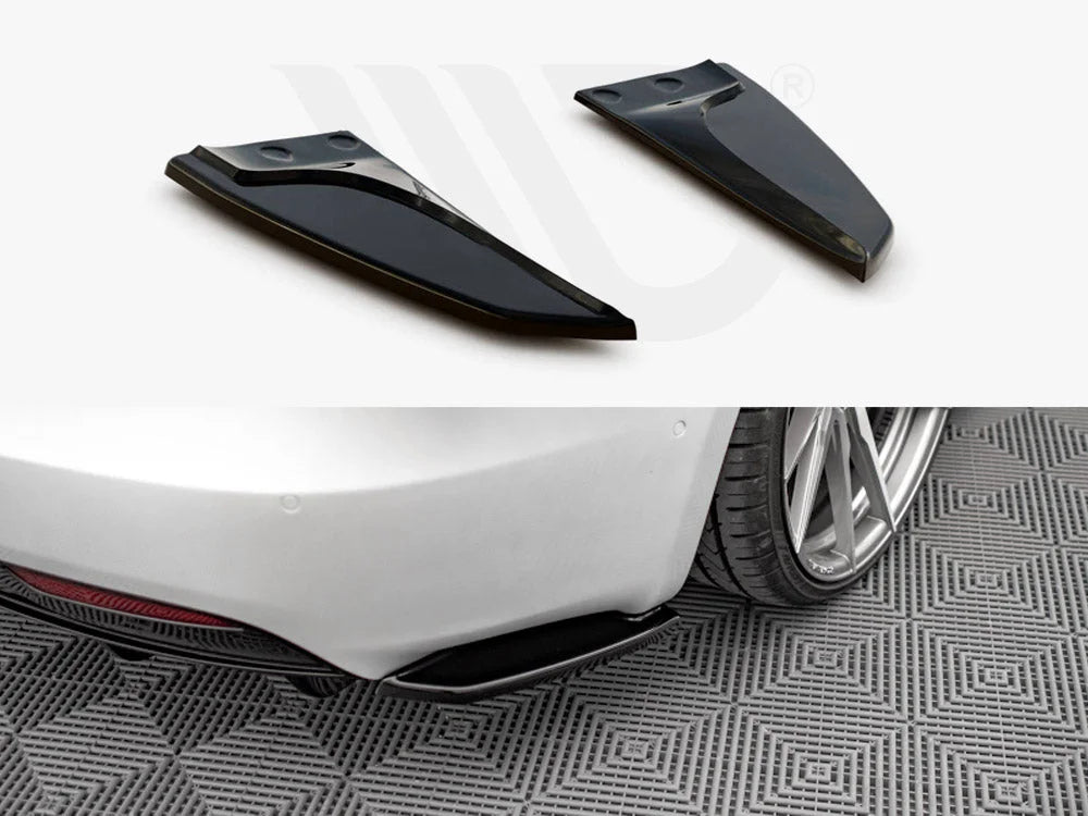 Maxton Design Rear Side Splitters Tesla Model S Facelift 2016-