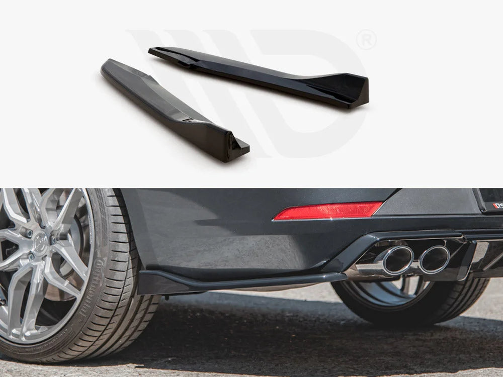 Maxton Design Rear Side Splitters V.3 Seat Leon Cupra MK3 Facelift Estate 17-19