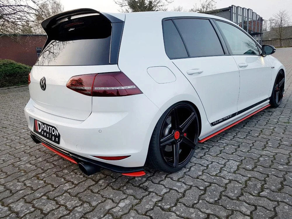 Maxton Design Rear Side Splitters Volkswagen Golf MK7 GTI Clubsport 16-17