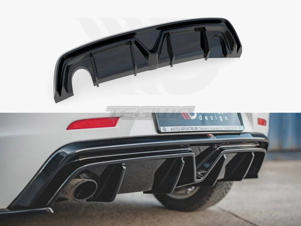 Maxton Design Rear Valance Alfa Romeo Giulietta Facelift Single Exhaust Version 16-20